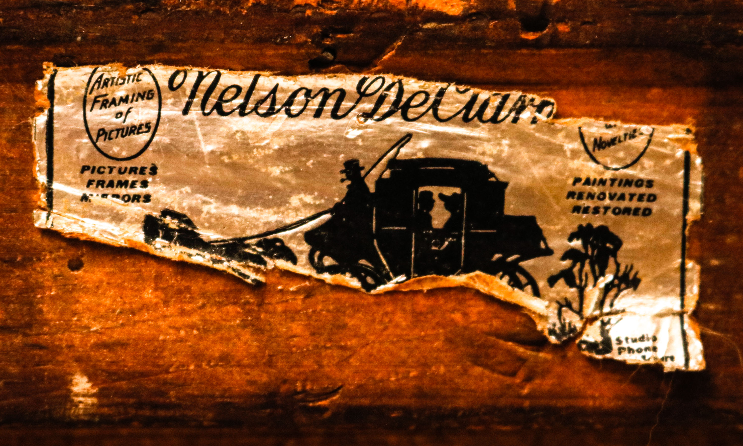 Original Oil Folk Art Painting by Lawrence Lebduska