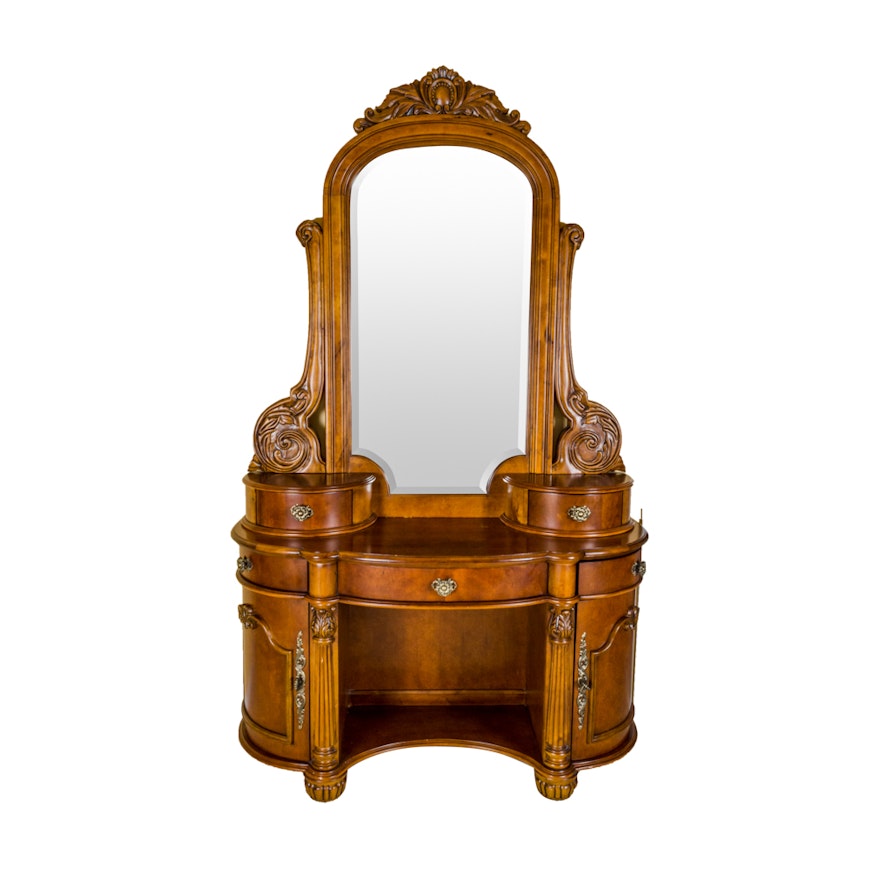 Pulaski Furniture Edwardian Vanity with Mirror