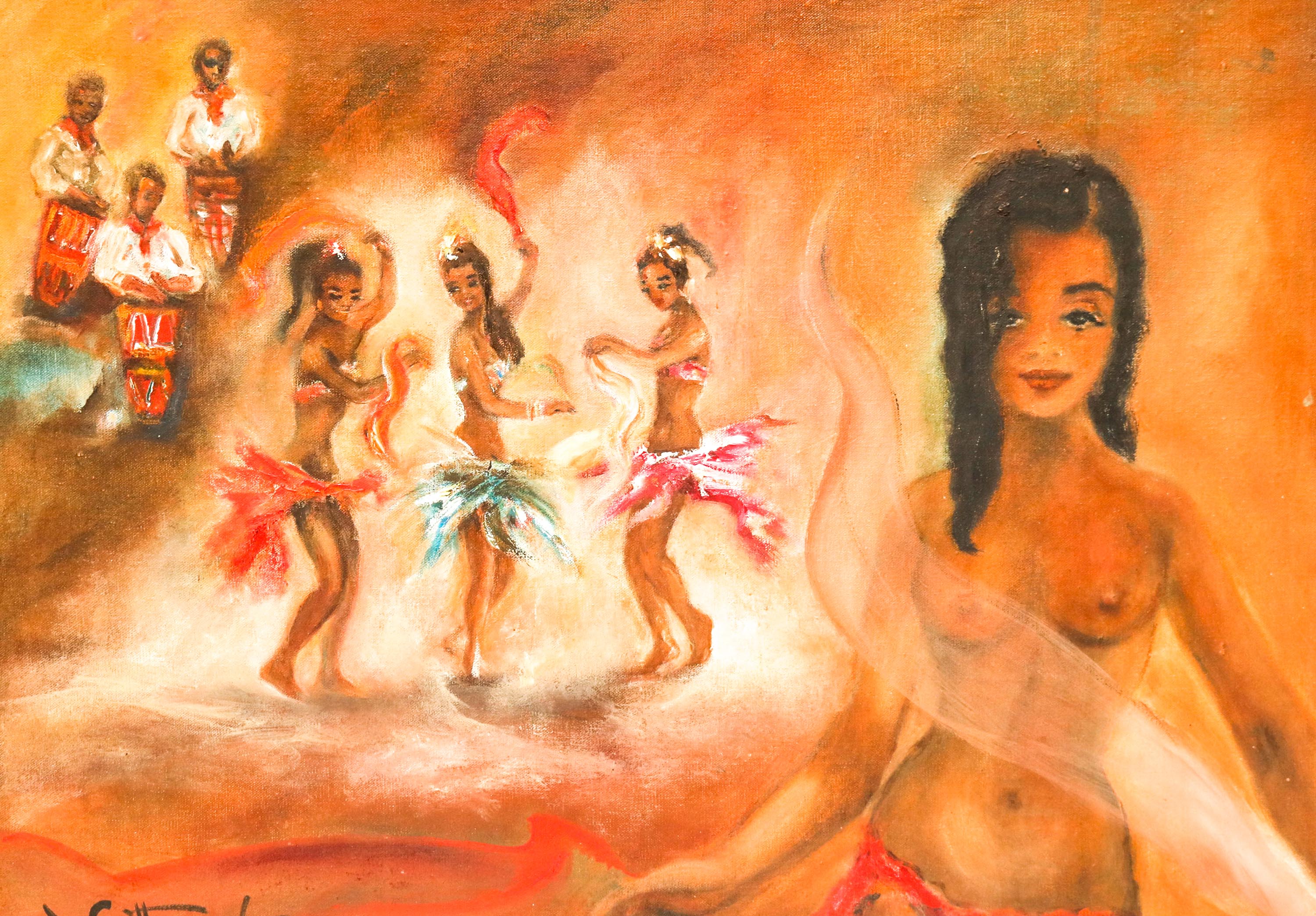 Oil Painting by J. Sittmen from the Cuban Museum in Daytona Beach