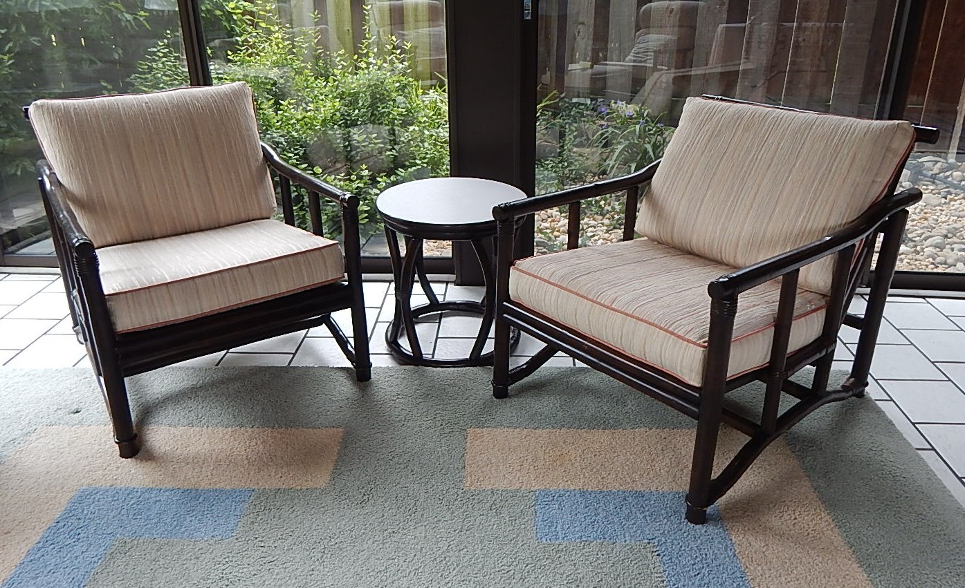 Ficks Reed Chairs and Table