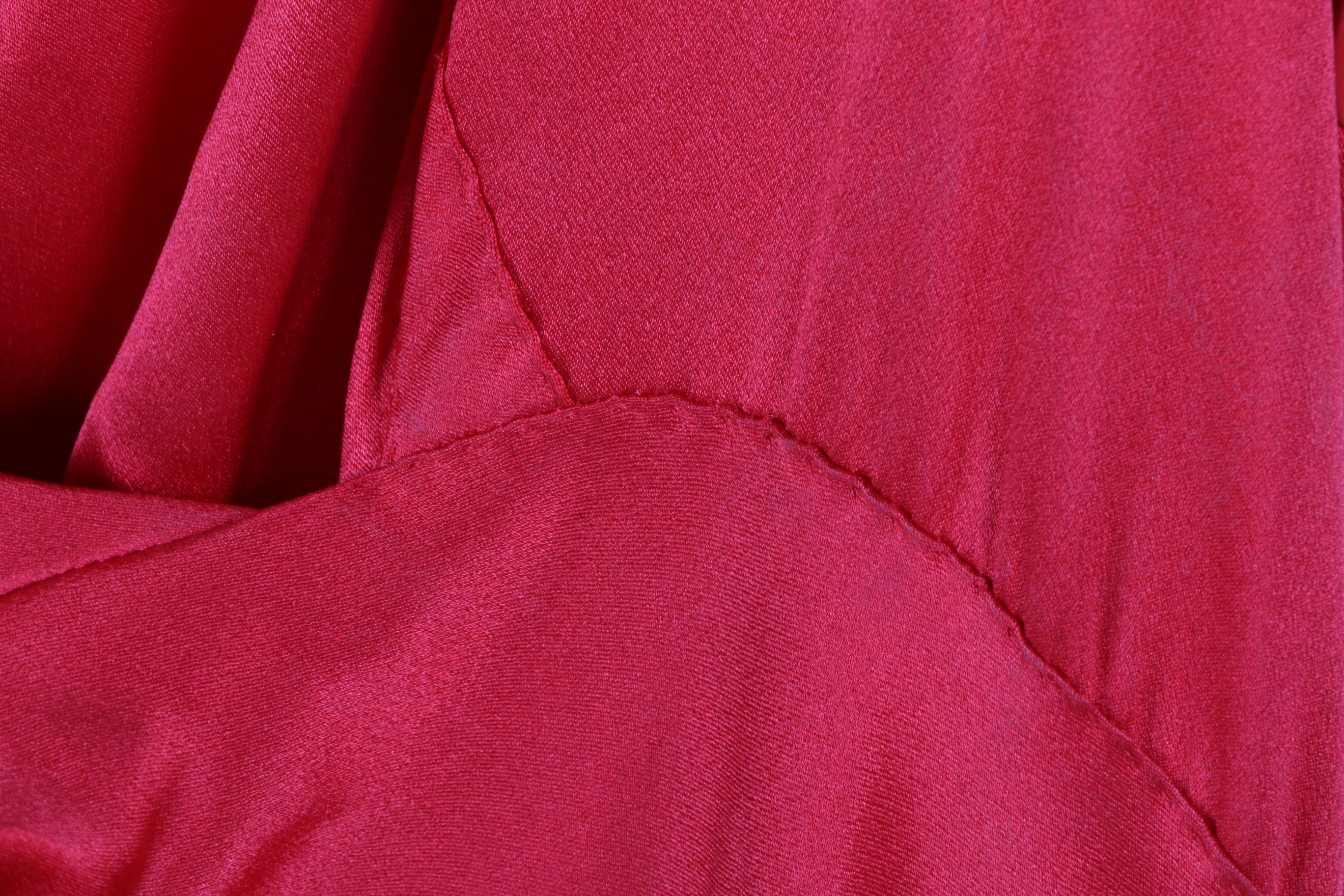 Moschino Red Silk Dress