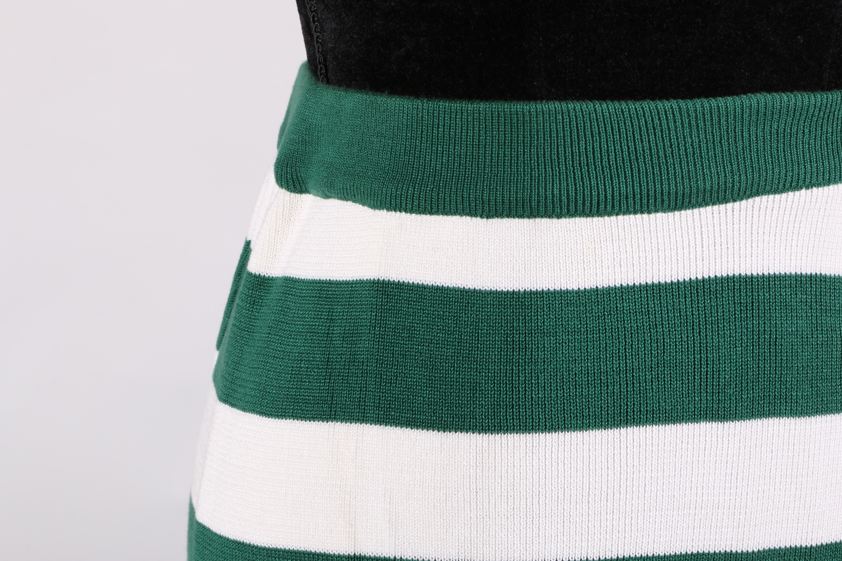 Vintage Gucci Striped Knit Skirt