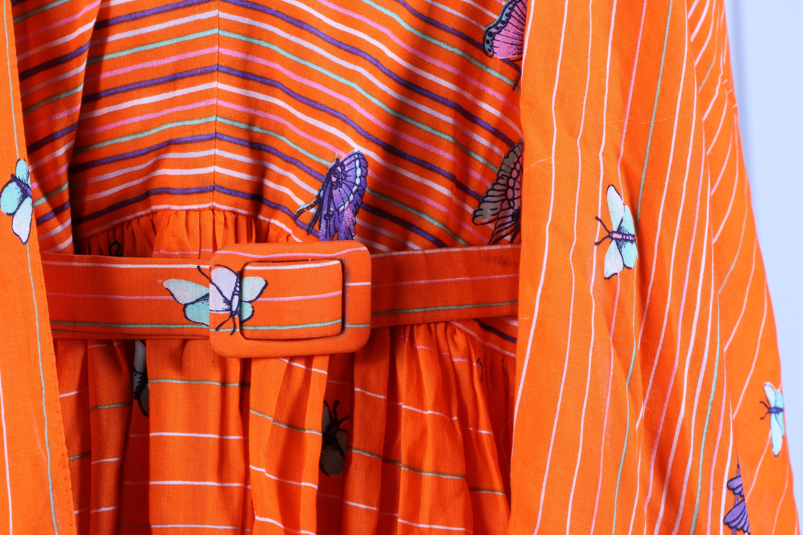 Vintage Adele Simpson Halter Dress with Scarf