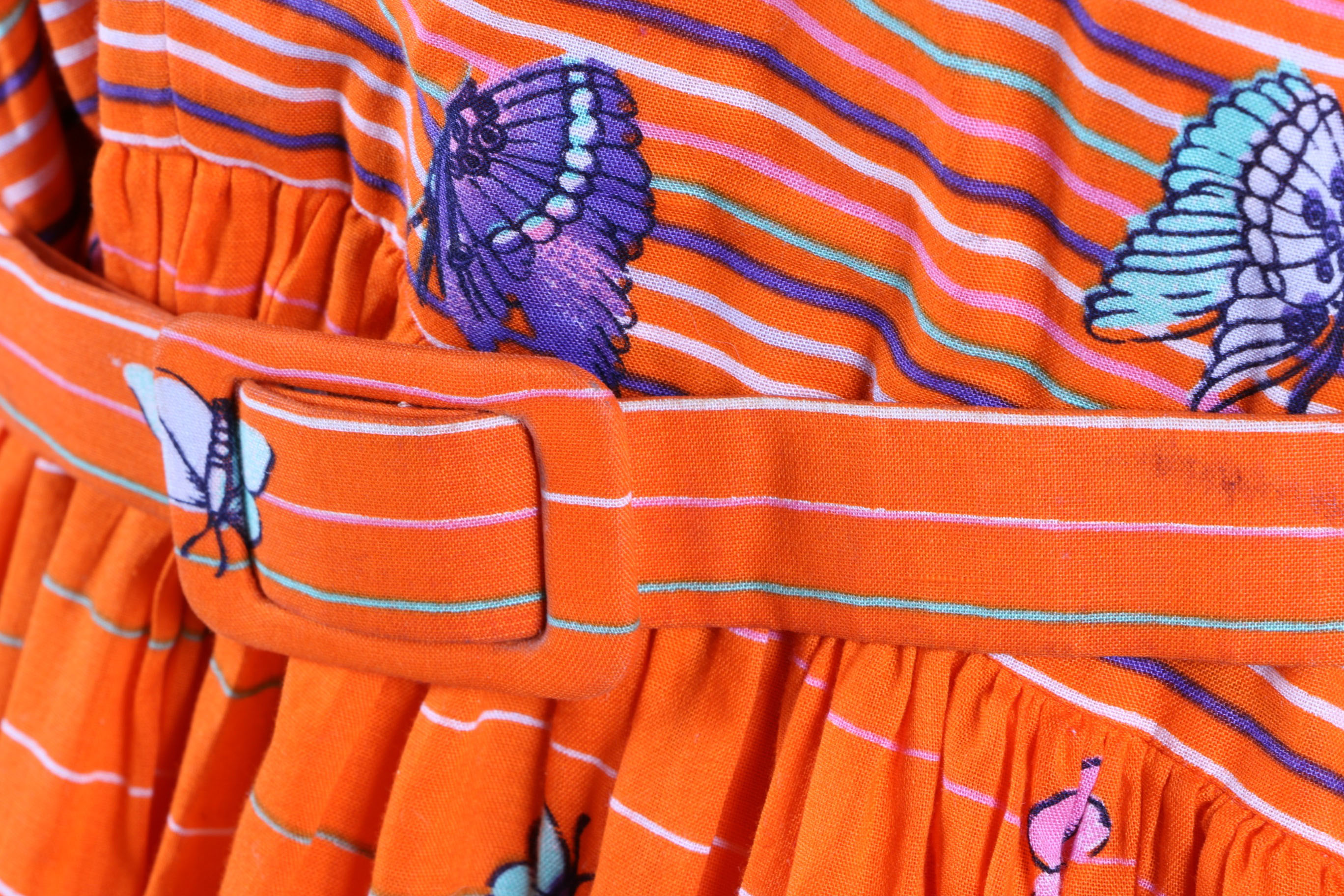 Vintage Adele Simpson Halter Dress with Scarf