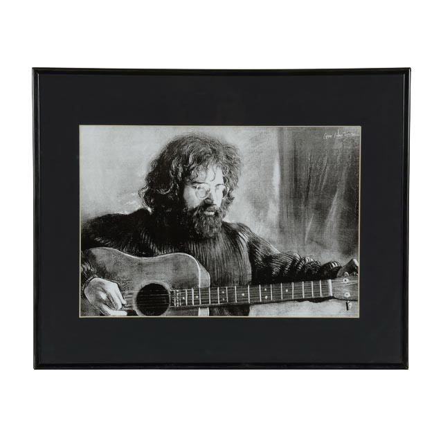 Framed Jerry Garcia Print