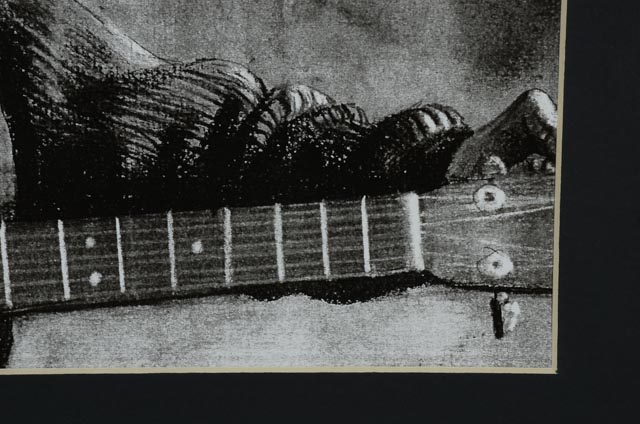 Framed Jerry Garcia Print