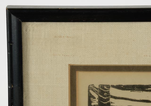 Leonard Lieb Woodcut "Landscape"