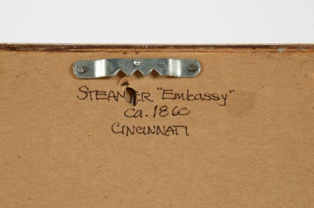 Pair of Stan Stenten Original Oil Paintings of 19th-Century Steamboats