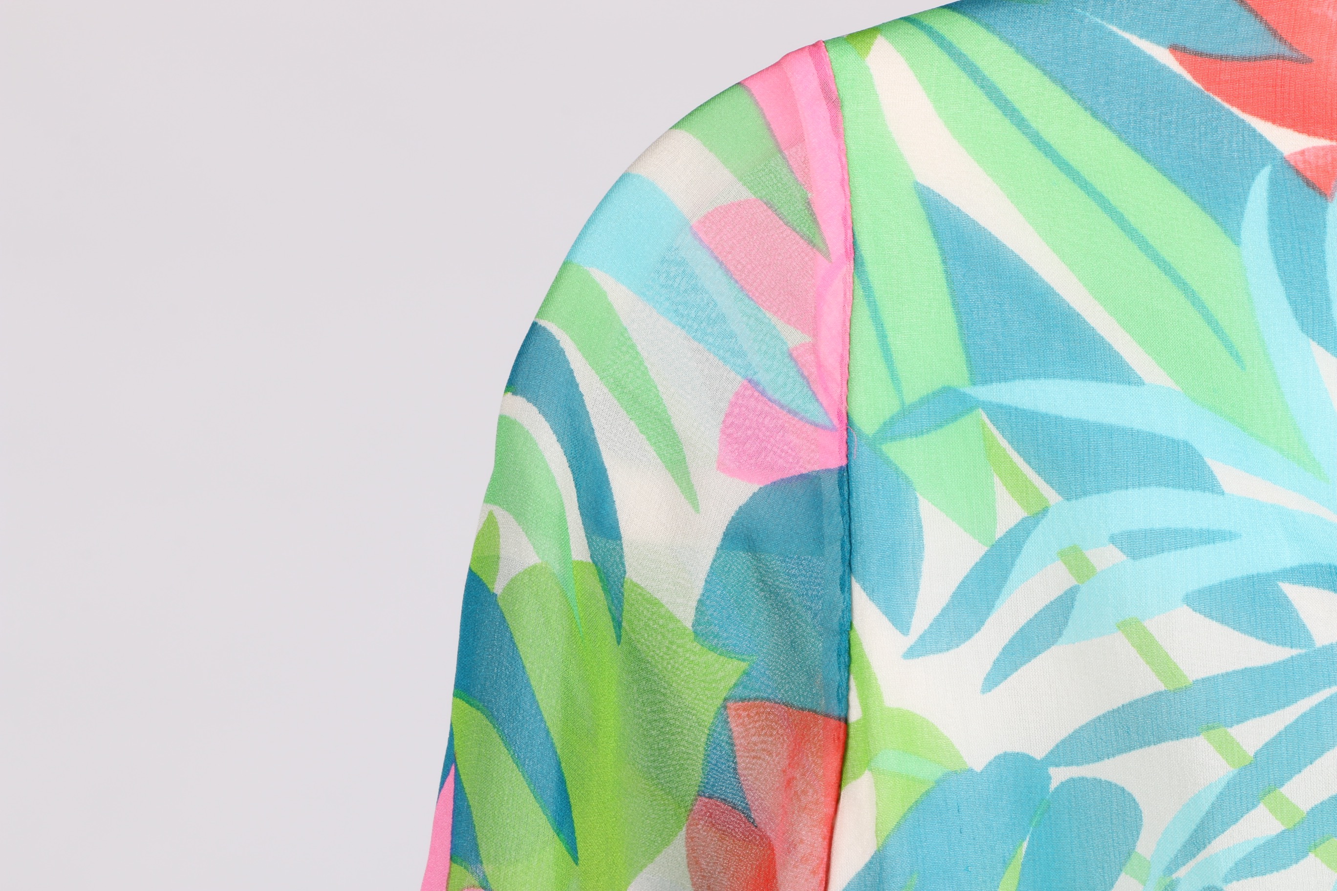 Circa 1970's Stanley Korshack Maxi Dress with Belt