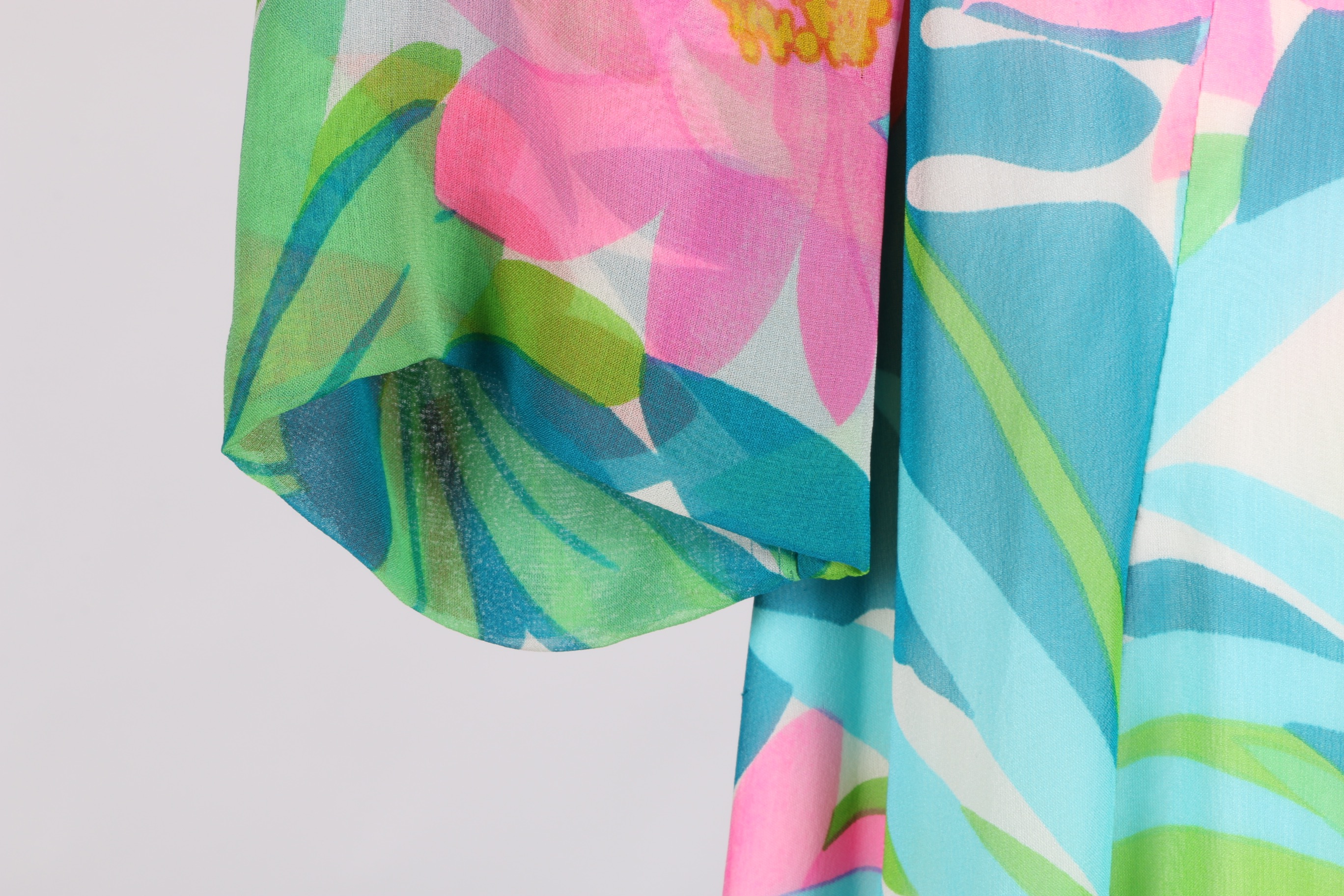 Circa 1970's Stanley Korshack Maxi Dress with Belt