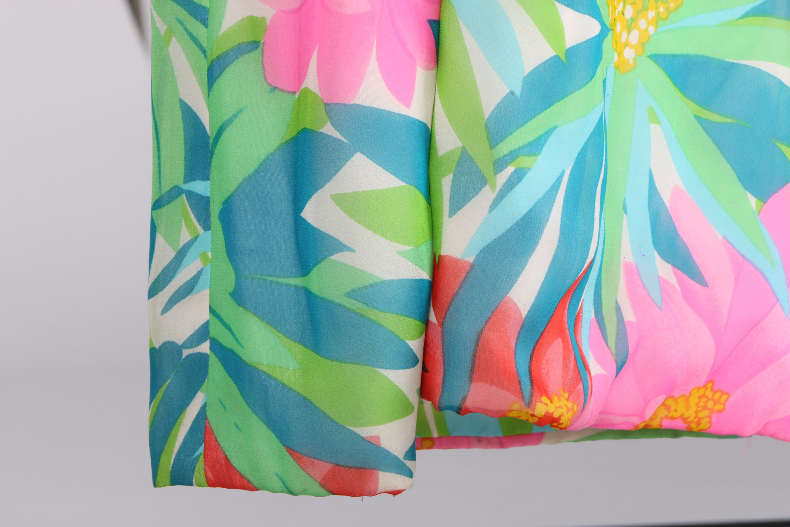 Circa 1970's Stanley Korshack Maxi Dress with Belt