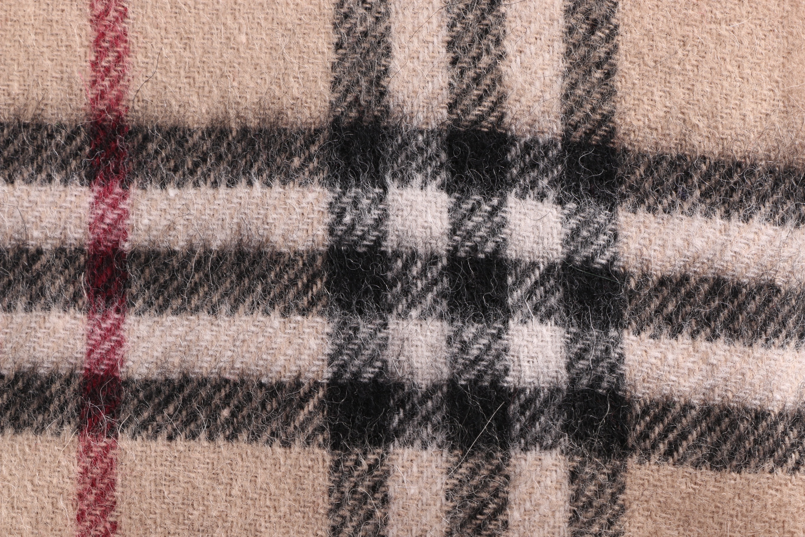 Burberry Signature "Haymarket Check" Tartan Plaid Cashmere Scarf