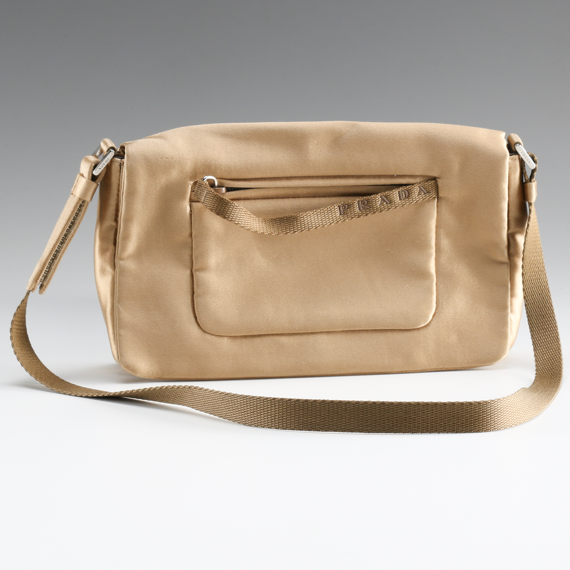 Prada Satin Shoulder Bag