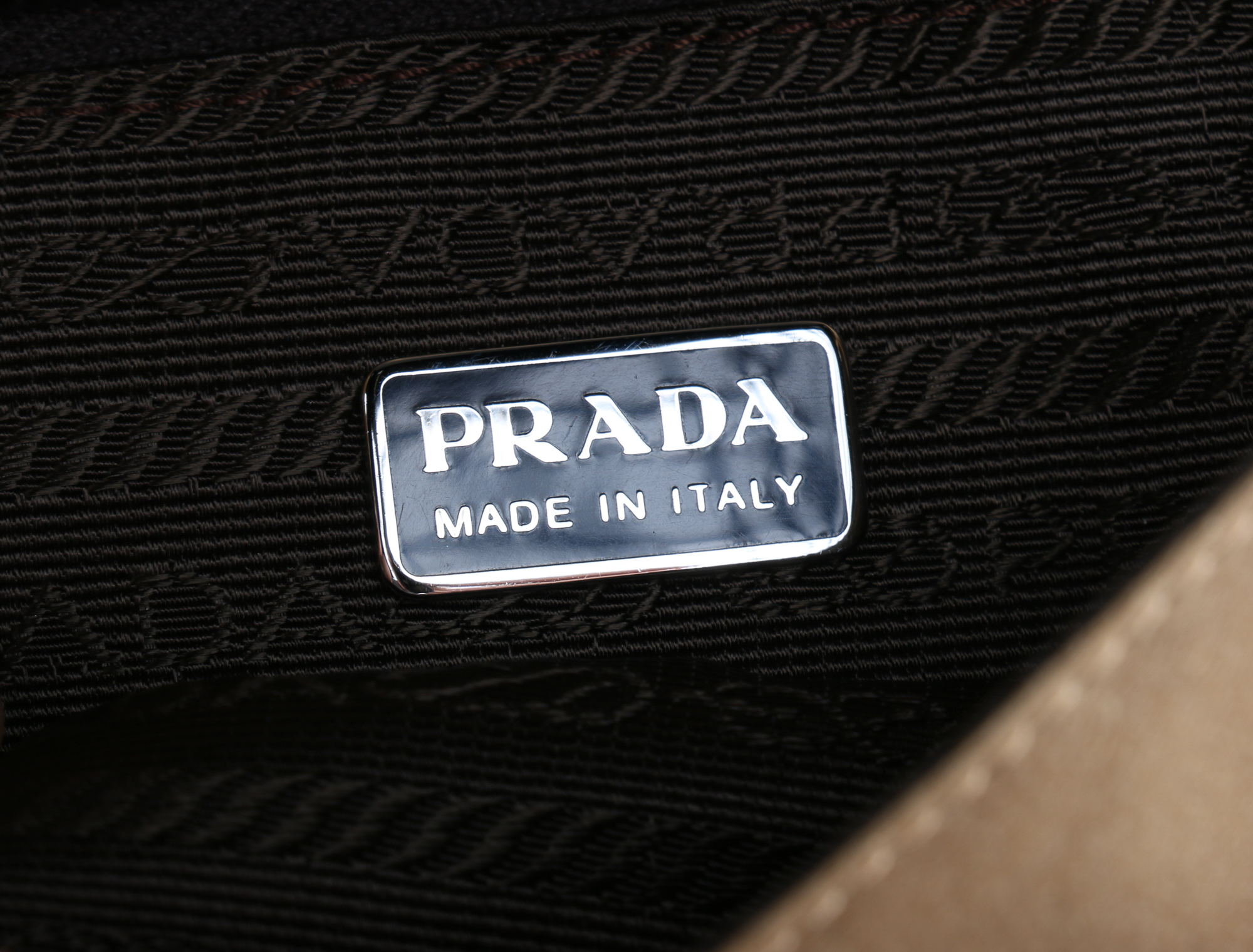 Prada Satin Shoulder Bag