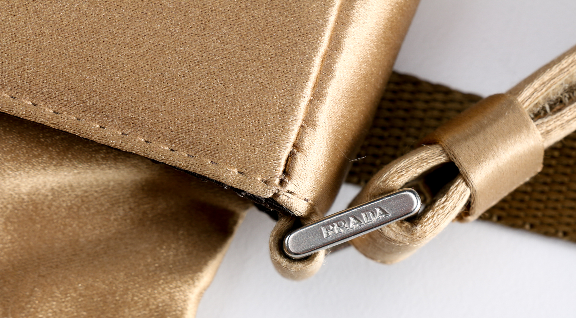 Prada Satin Shoulder Bag