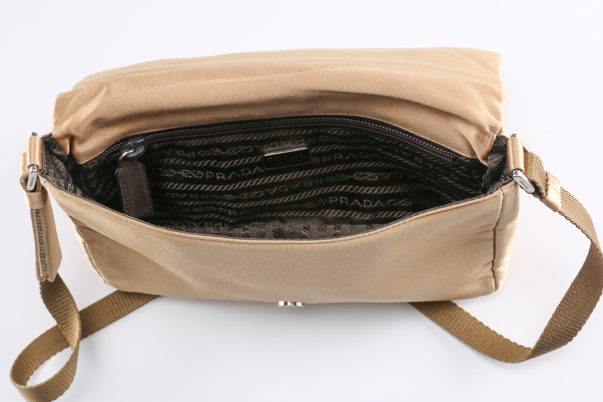 Prada Satin Shoulder Bag