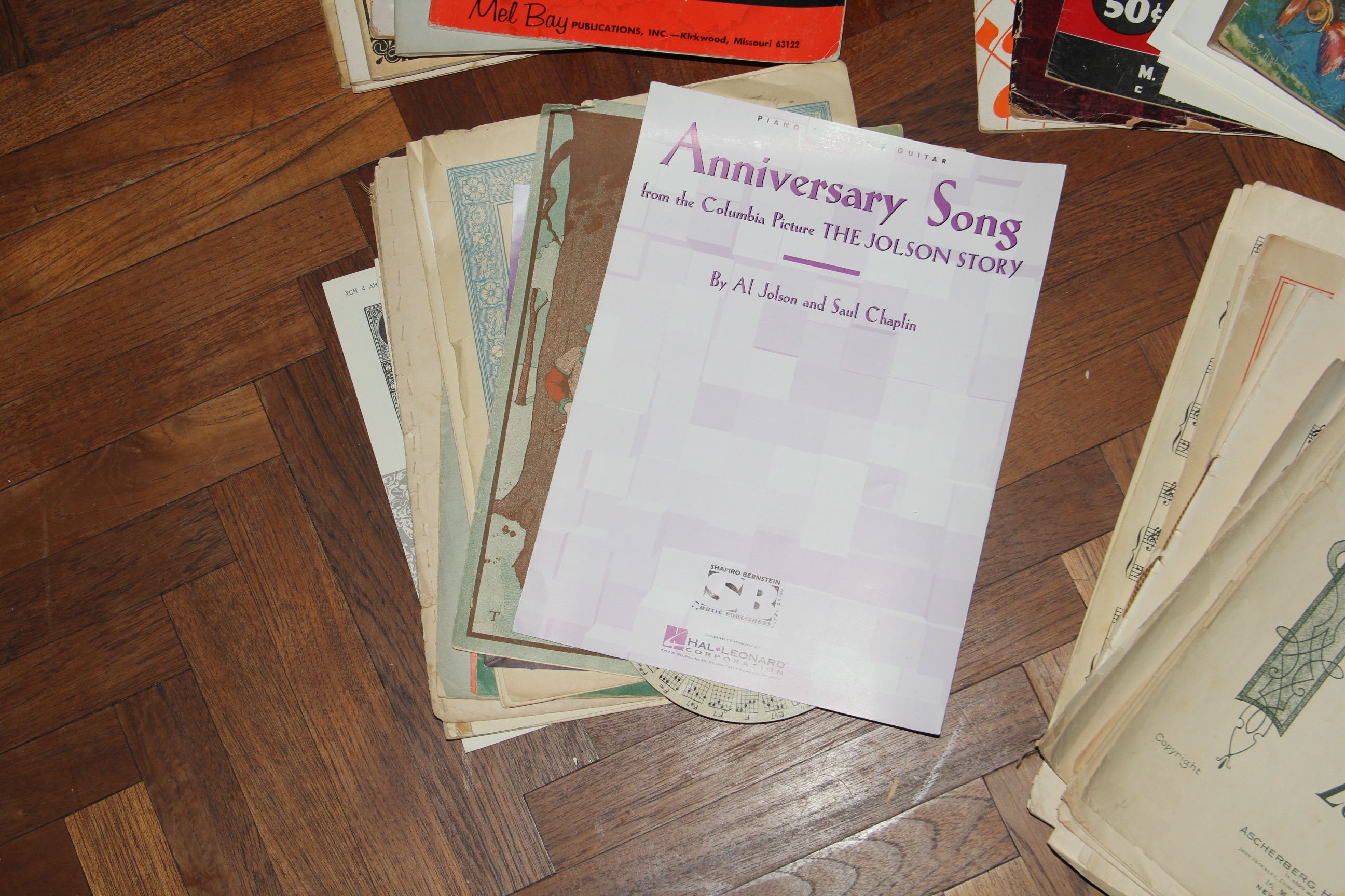 Collection of Vintage Sheet Music and Songbooks