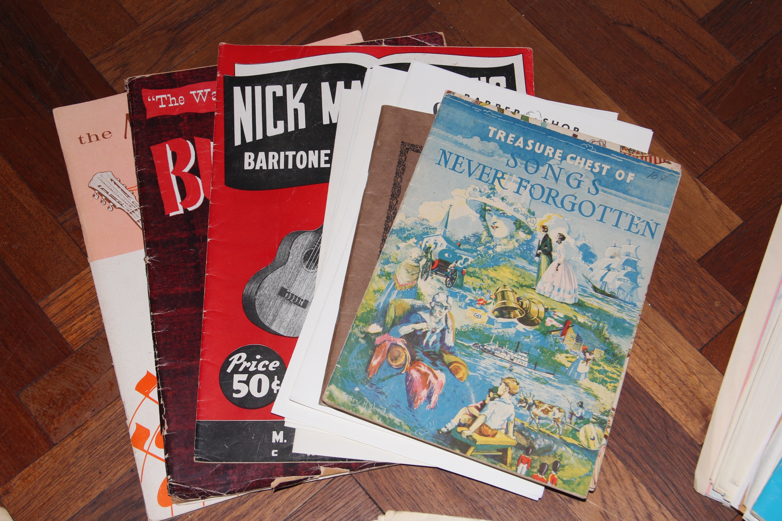 Collection of Vintage Sheet Music and Songbooks