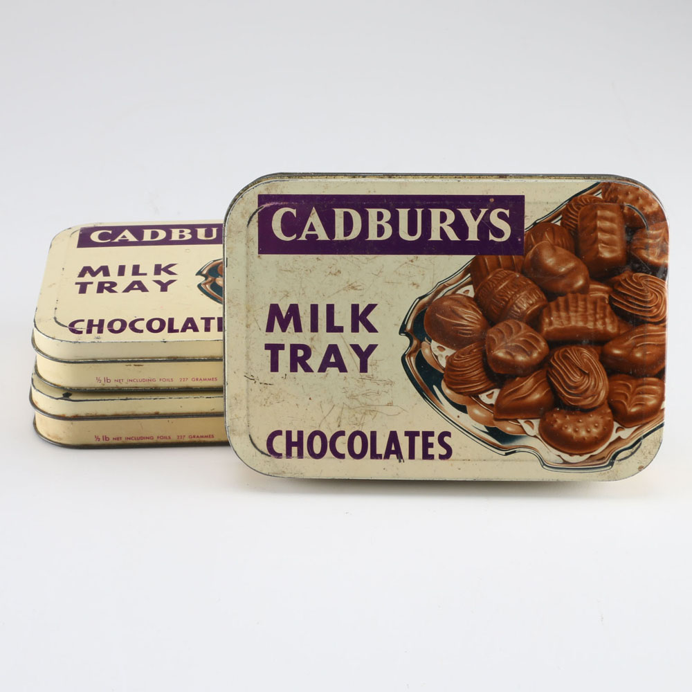 Vintage Cadbury Chocolate Tin Containers