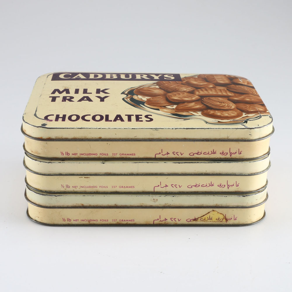 Vintage Cadbury Chocolate Tin Containers