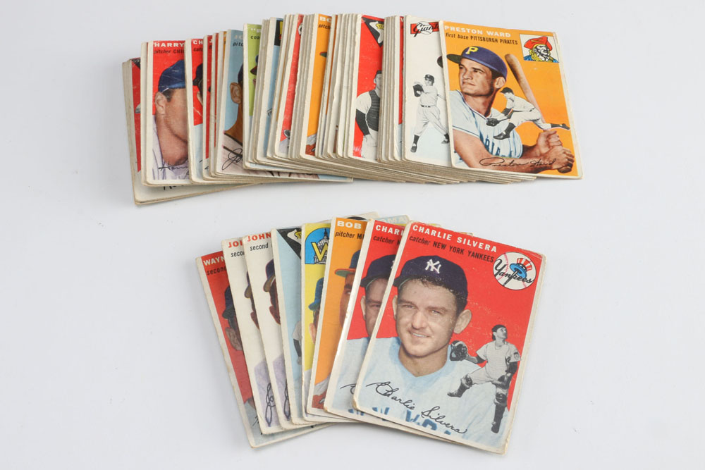 Collection of Vintage Baseball and Football Cards