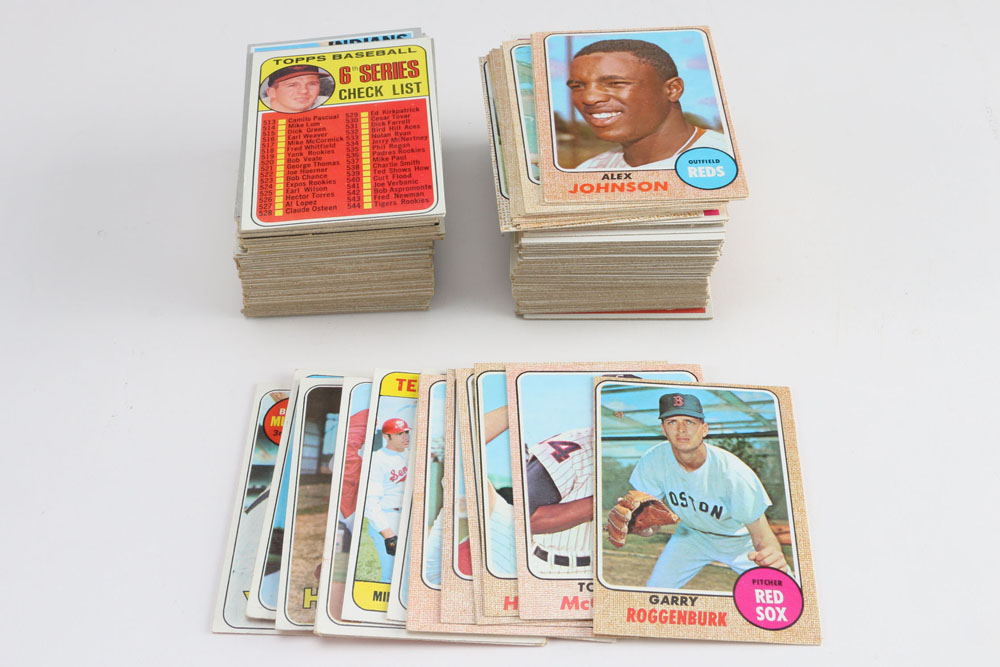 Collection of Vintage Baseball and Football Cards