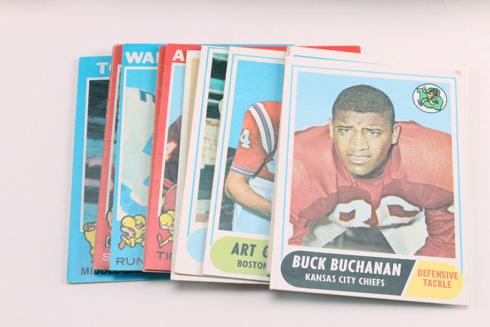 Collection of Vintage Baseball and Football Cards