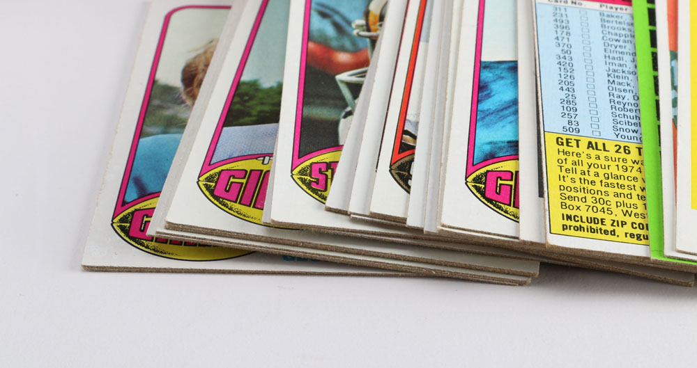 Collection of Vintage Baseball and Football Cards