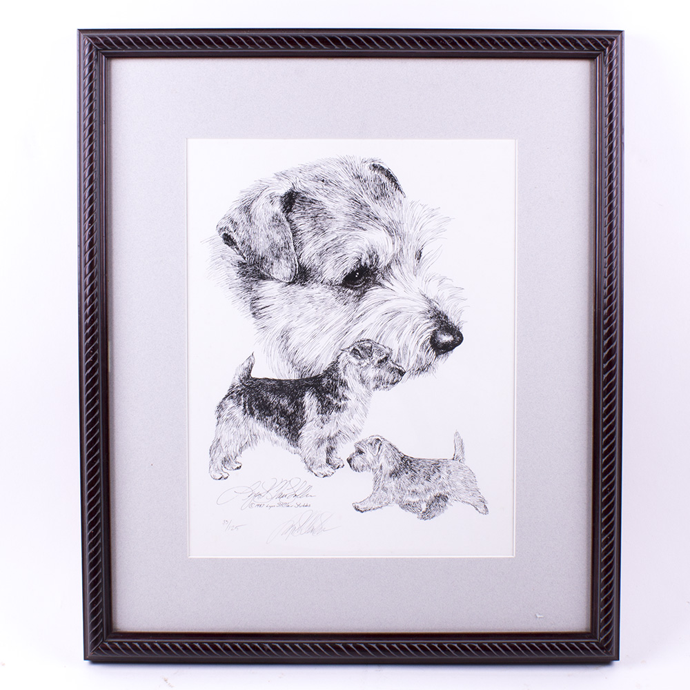 Limited Edition Lyn St.Clair Stubbs Signed Offset Lithograph