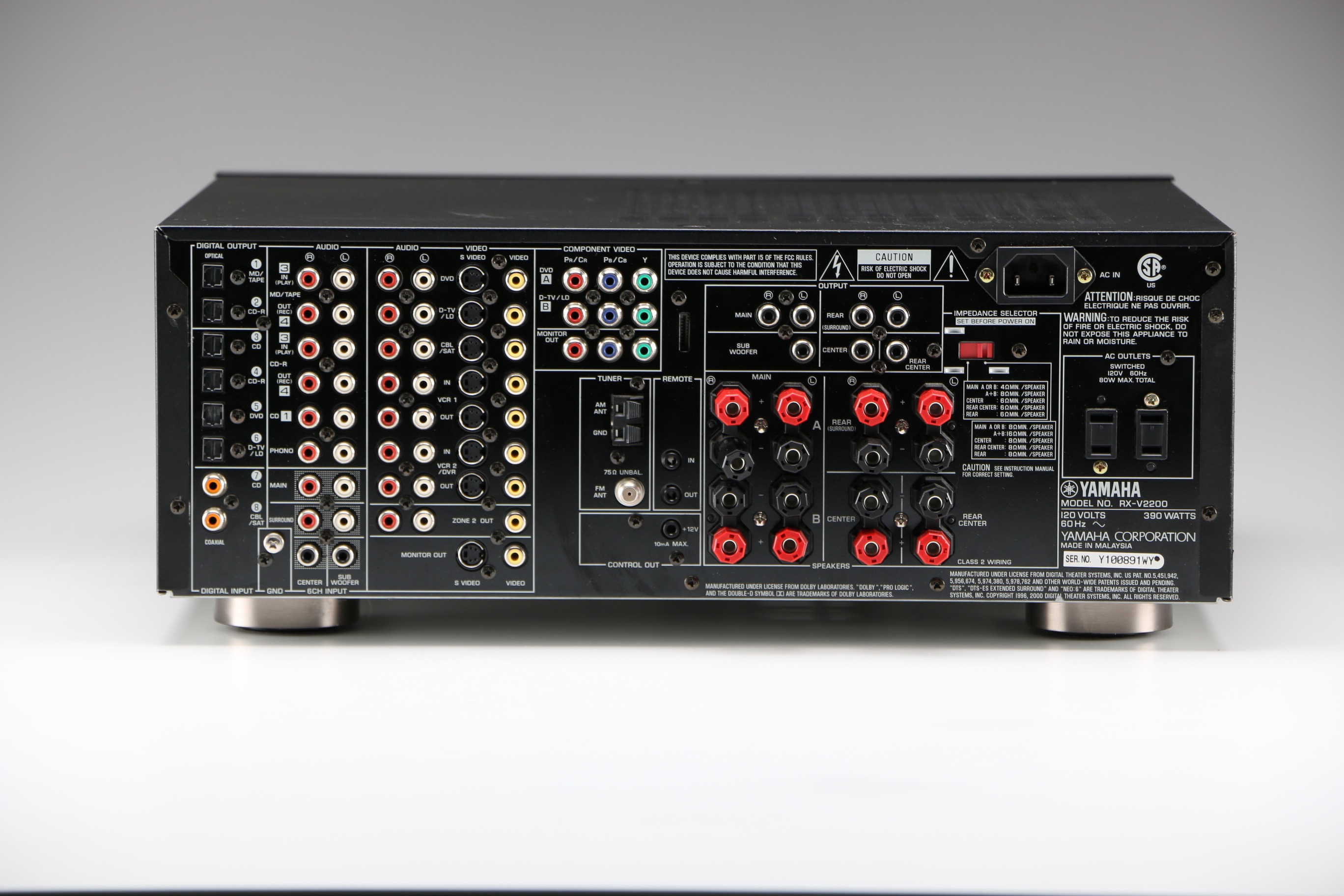 Yamaha RX-V2200 Stereo Receiver