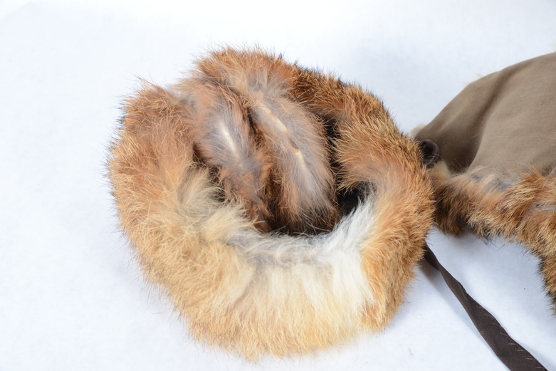 Vintage L.L. Bean Rabbit Fur Hat and Earmuffs