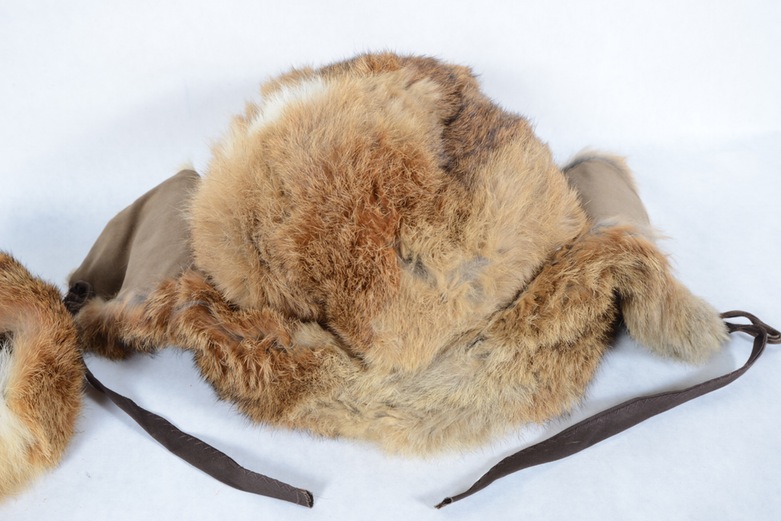 Vintage L.L. Bean Rabbit Fur Hat and Earmuffs