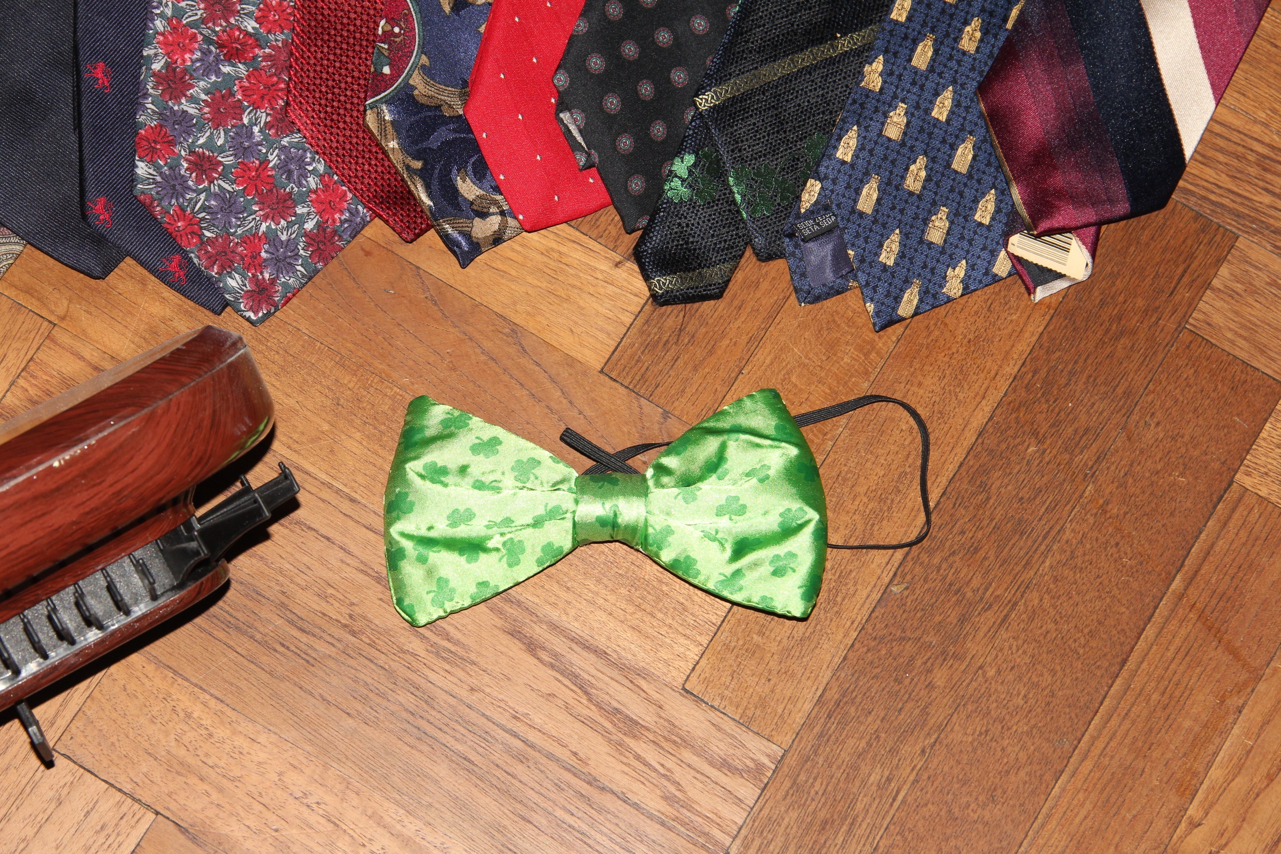 Men's Neckties and Motorized Tie Rack