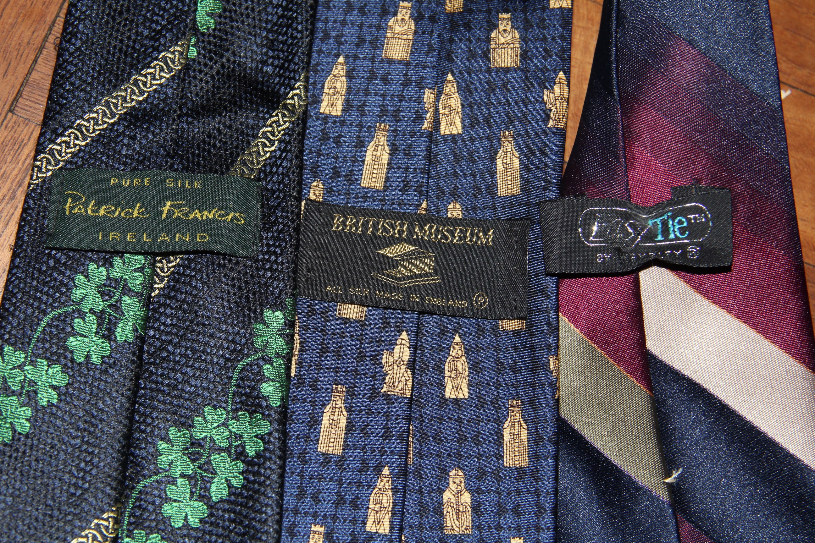 Men's Neckties and Motorized Tie Rack