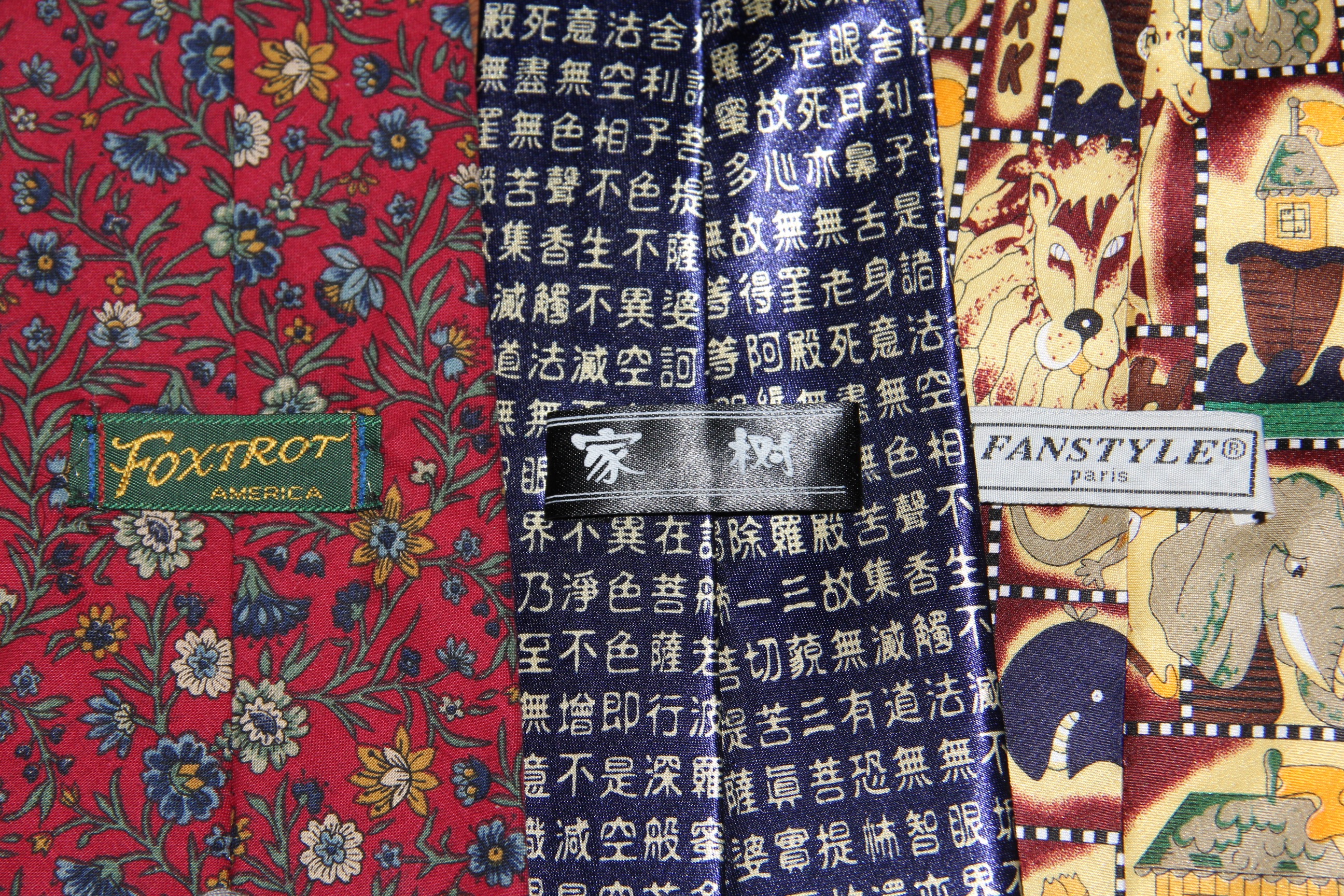 Men's Neckties and Motorized Tie Rack