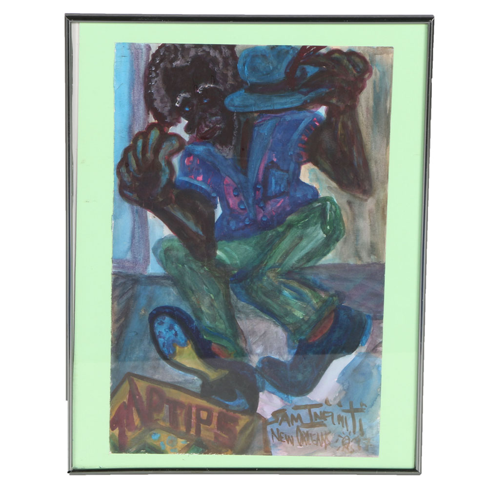 Original Watercolor Painting by Sam Infiniti