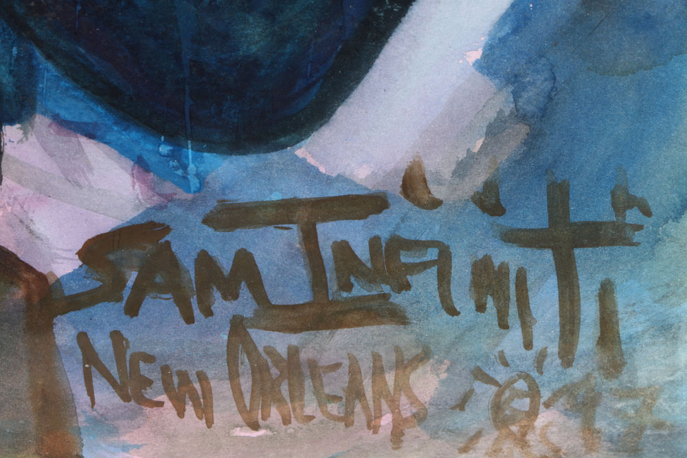 Original Watercolor Painting by Sam Infiniti