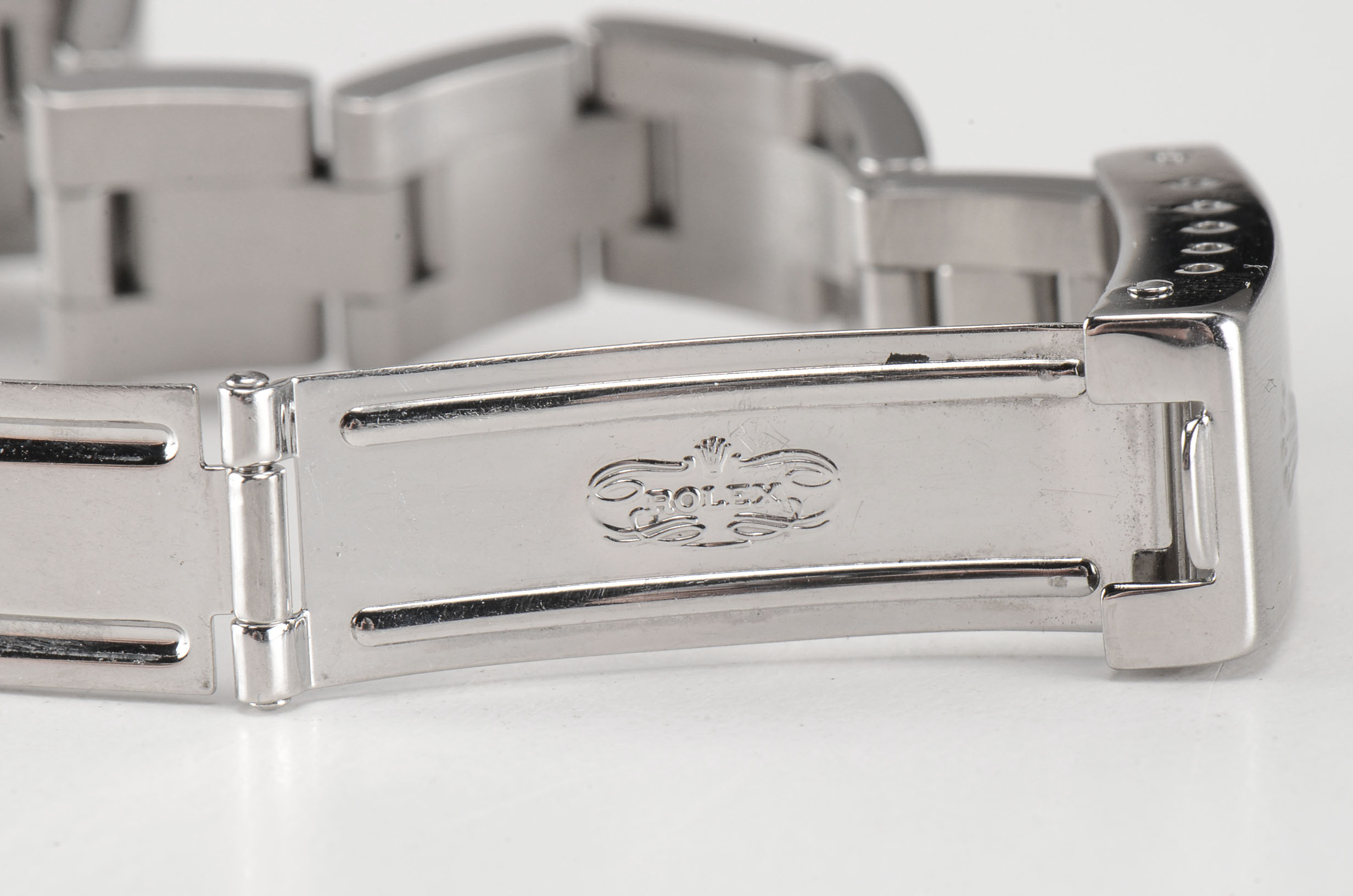 Women's Rolex Perpetual Date Stainless Steel Silver Index Oyster Perpetual Date Watch