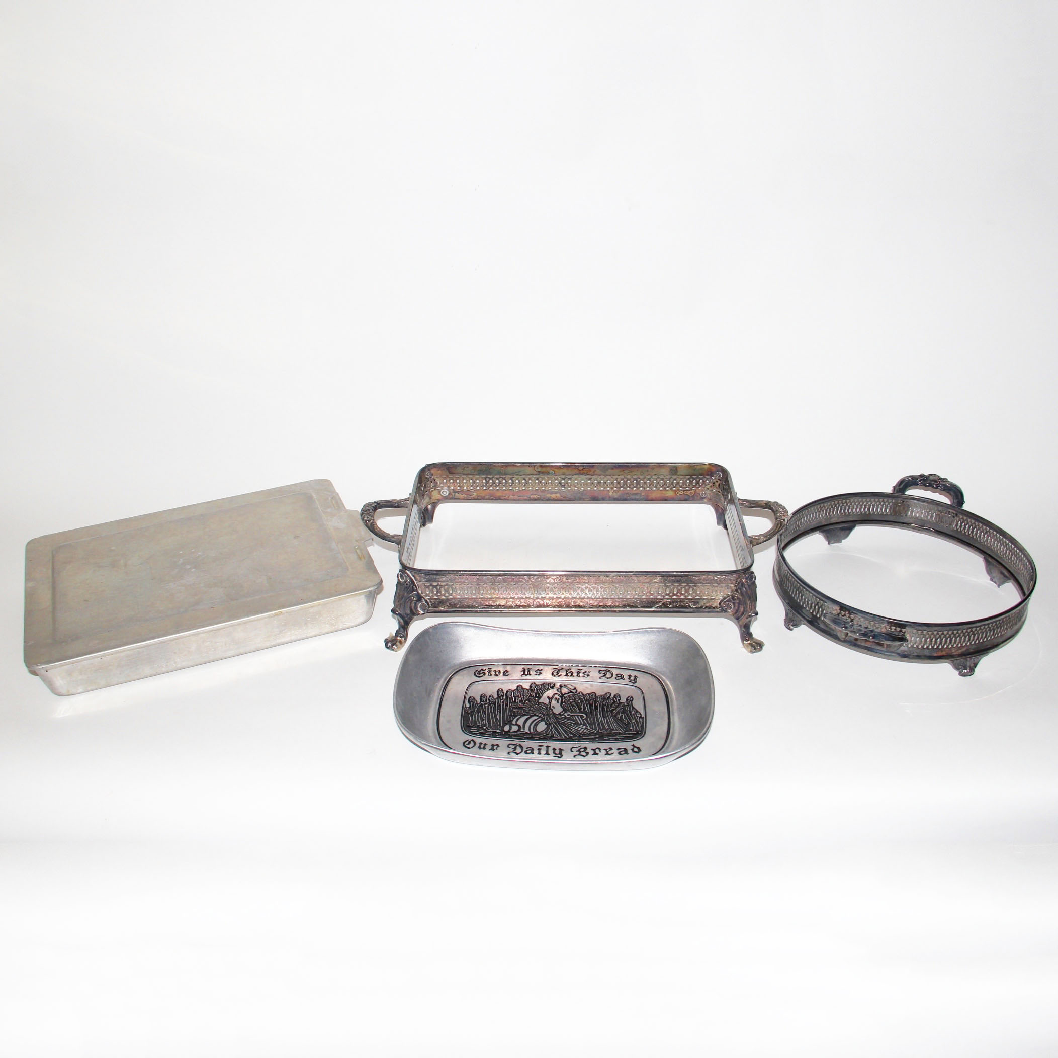 Vintage Metal Serving Pieces