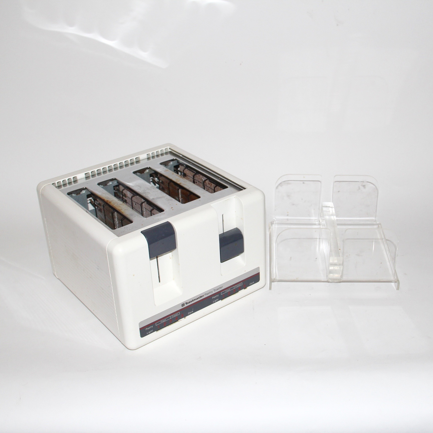 Vintage Toastmaster Toaster and Vintage Lucite Napkin Holder