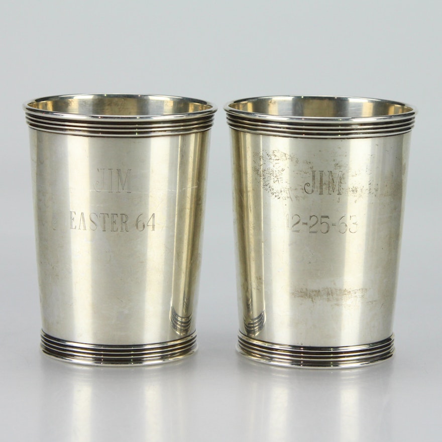 Benjamin Trees Sterling Silver Mint Julep Cups