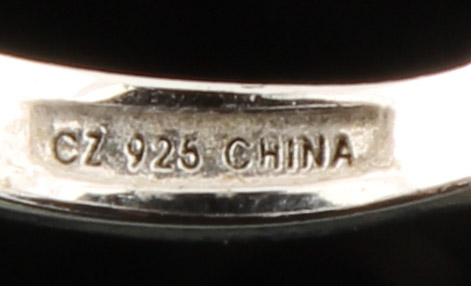 Sterling Silver Rings with Faux Stones