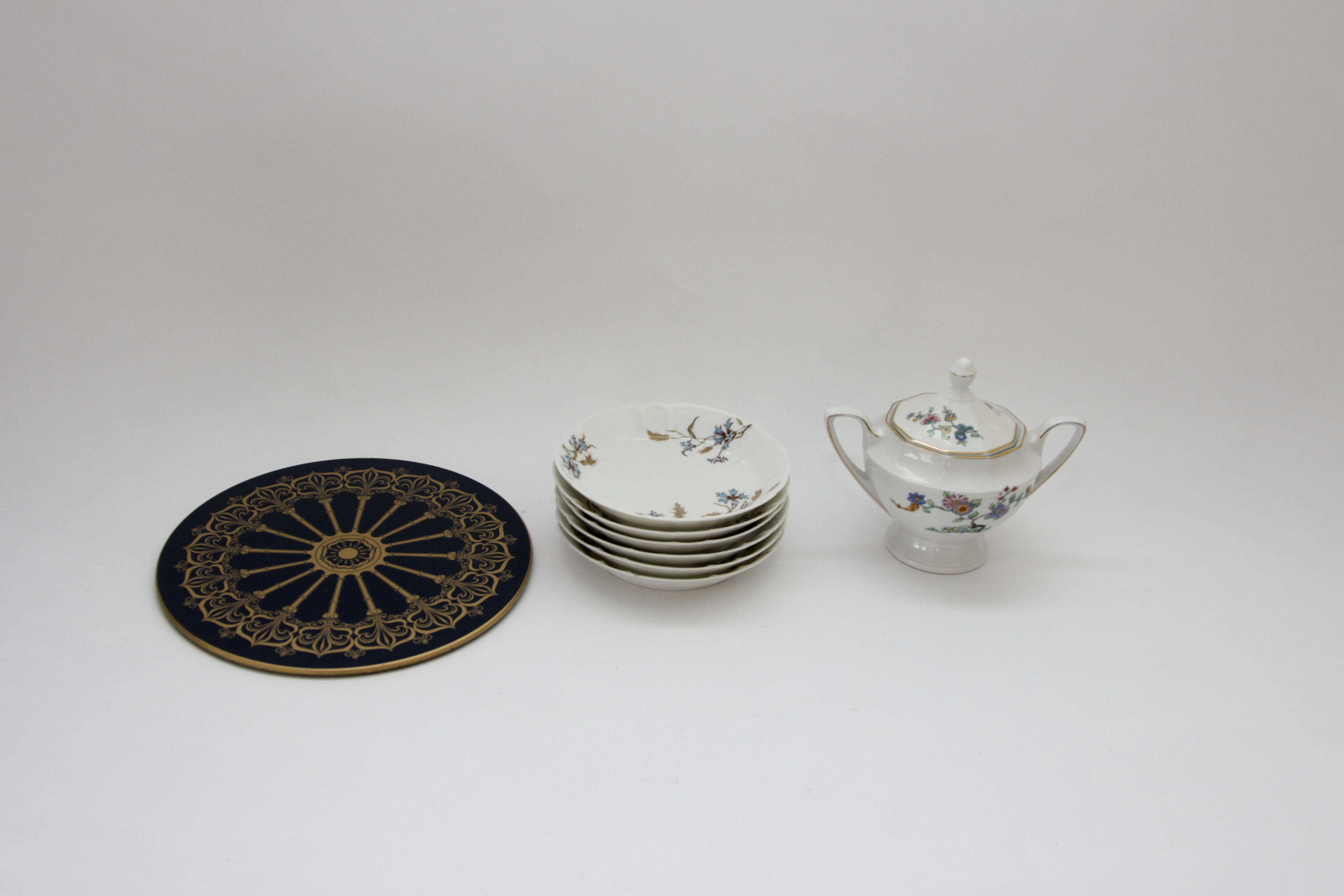 Vintage Blue and White China Including Haviland French Limoges