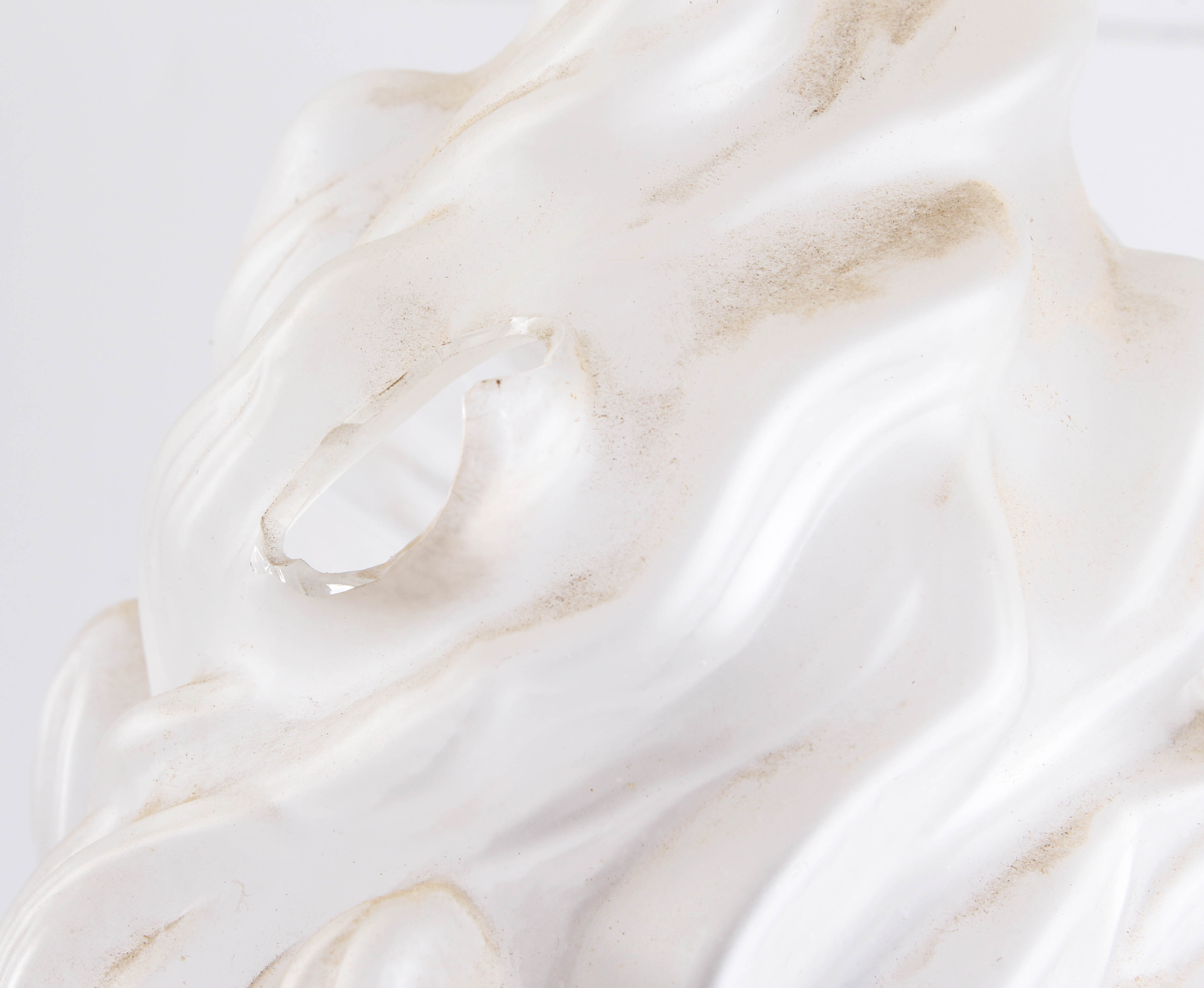 Antique Newel Post Lamp of Mercury