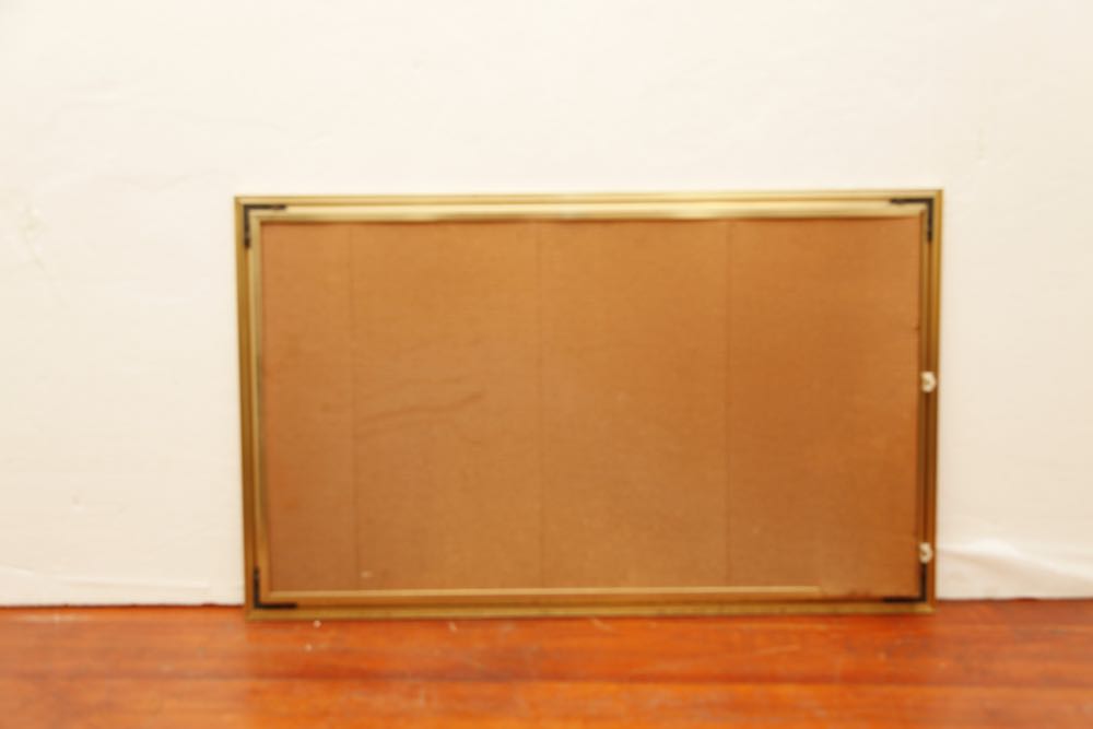 Vintage Framed Pharmacy Poster