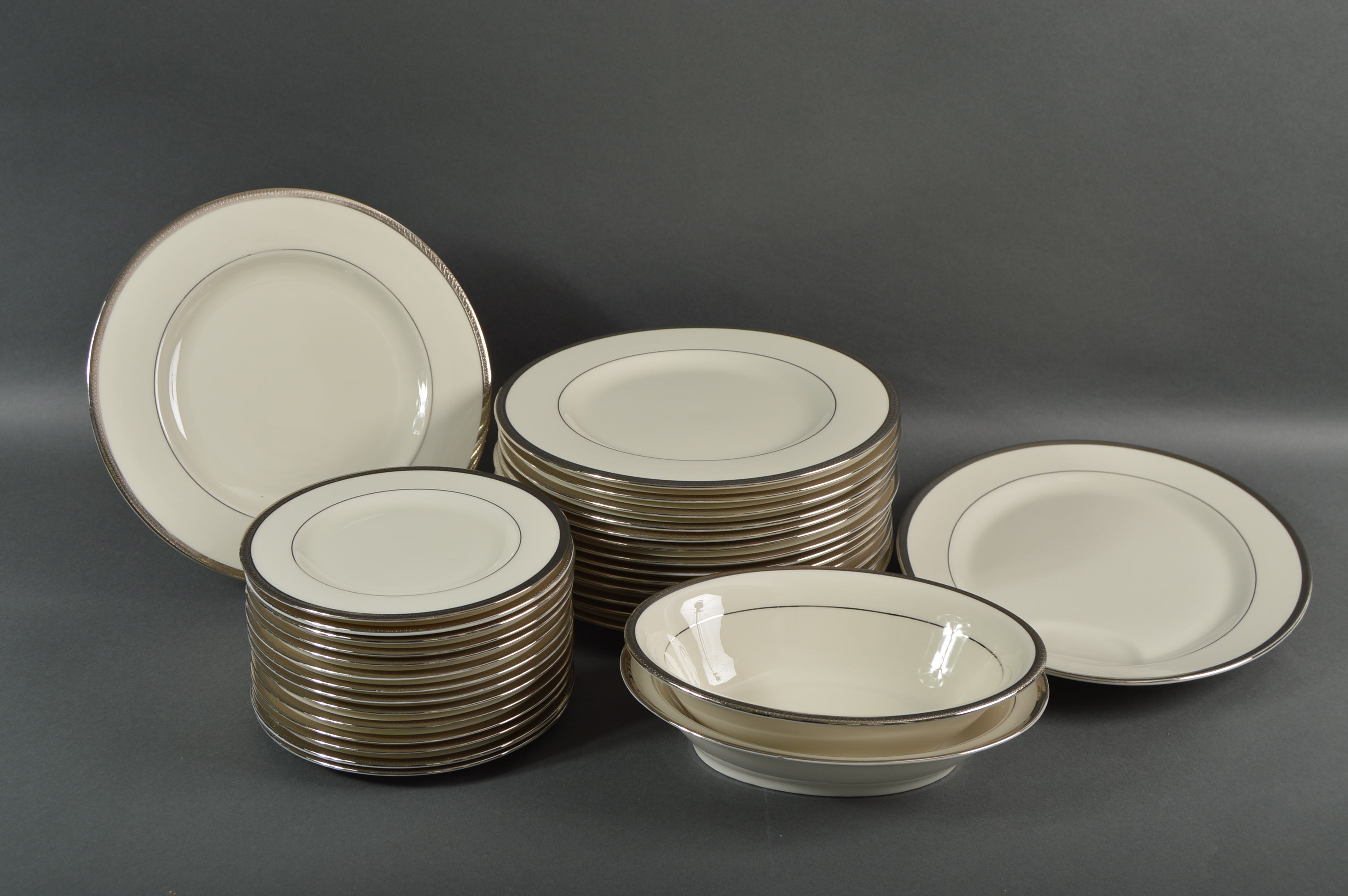 Theodore Haviland China Set in "Shelton" Pattern