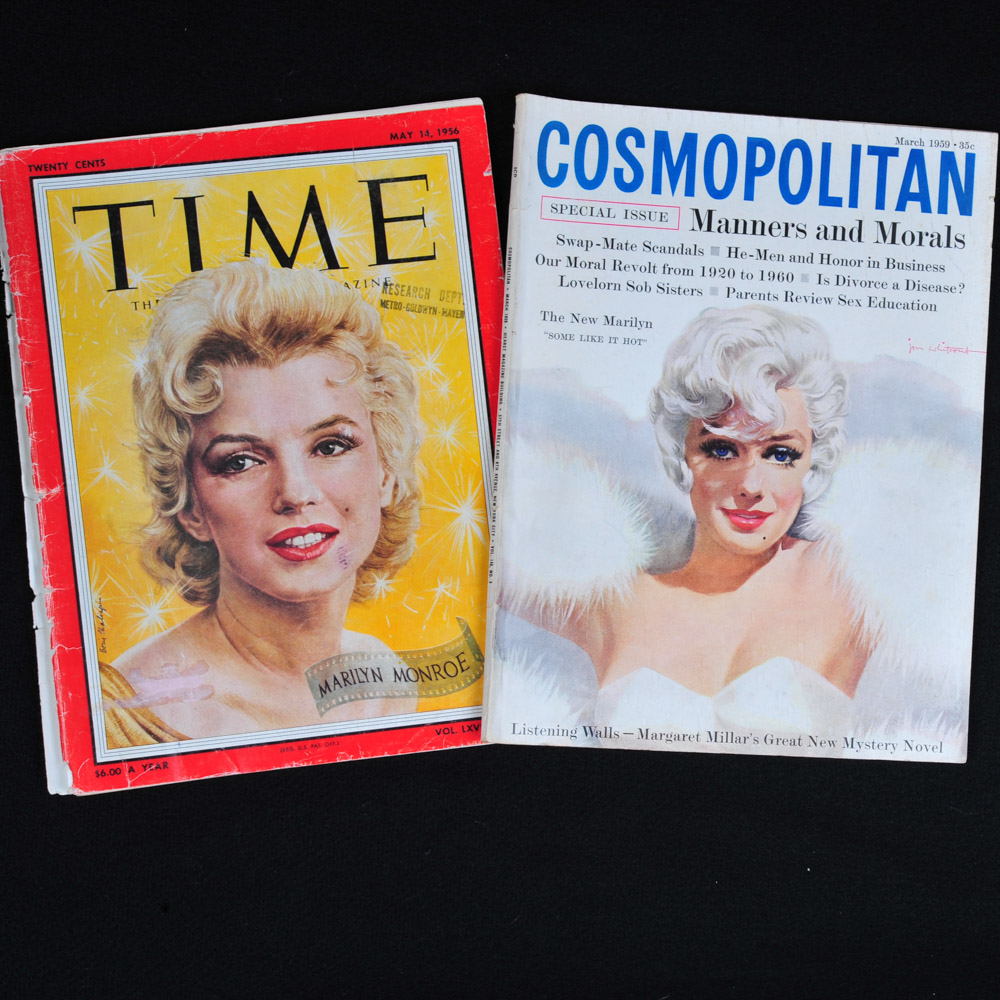 Vintage Marilyn Monroe Cover Magazines