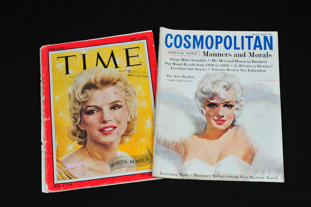 Vintage Marilyn Monroe Cover Magazines