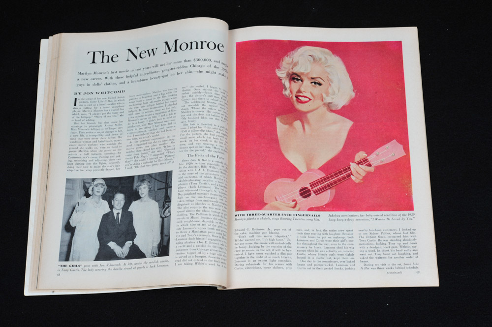 Vintage Marilyn Monroe Cover Magazines