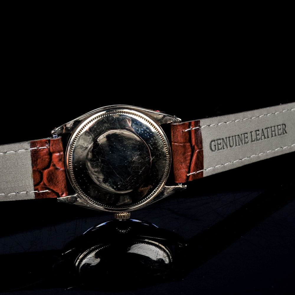 Gentleman's Rolex Oyster Perpetual 18K Yellow Gold Watch